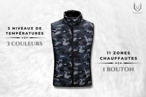 Veste chauffante de chasse.