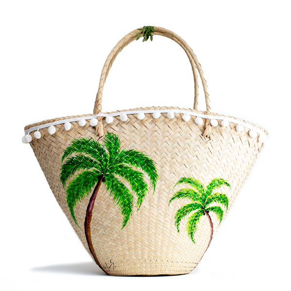 Palm Tree's Straw Bag