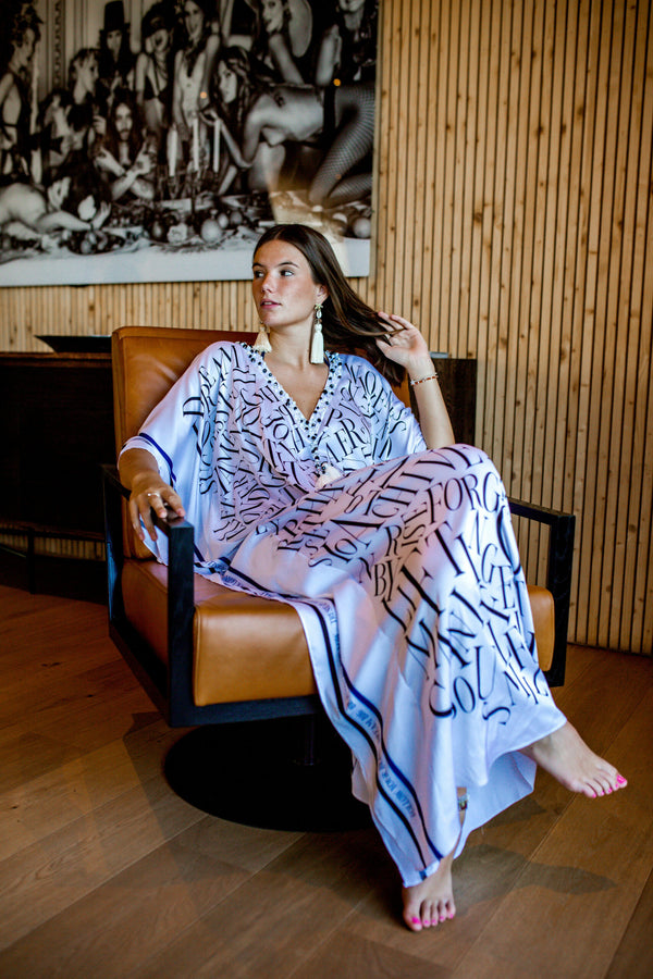 Bliss in White Kaftan