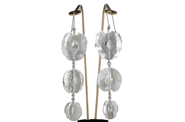 Bold and Captivating three drop Bushwillow Earring