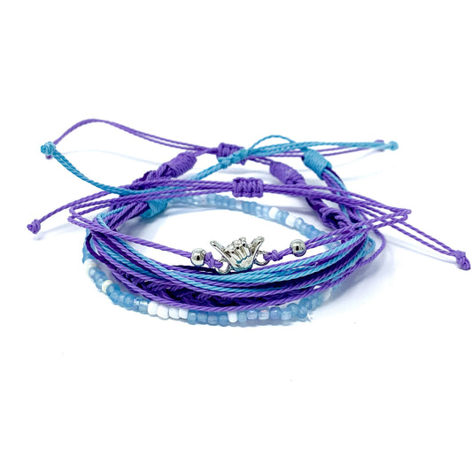 Looming Sharks Wristband Bracelet – Hang Loose Bands