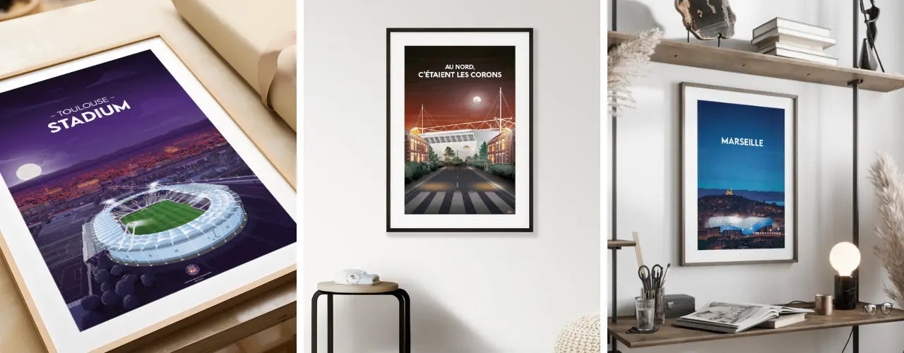 cadeau affiches foot