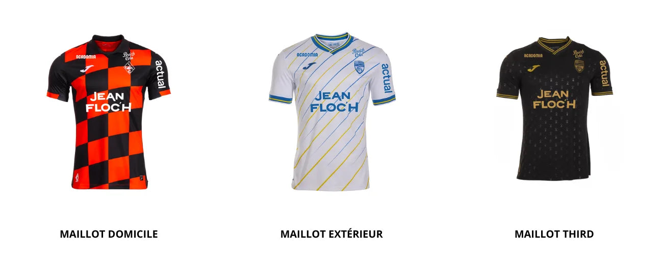 maillot du FC Lorient ligue 1