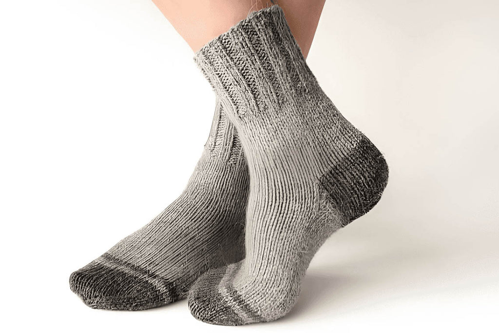 knitted socks