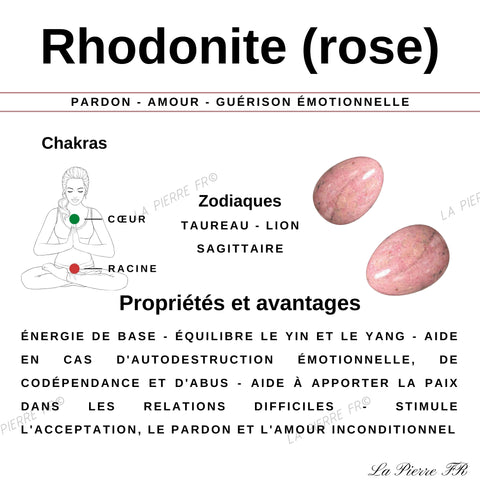vertus pierre rhodonite rose