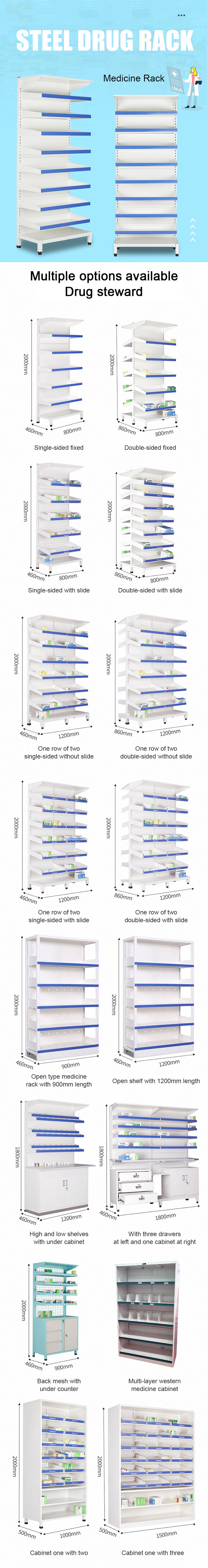 Pull-out drug tray holder