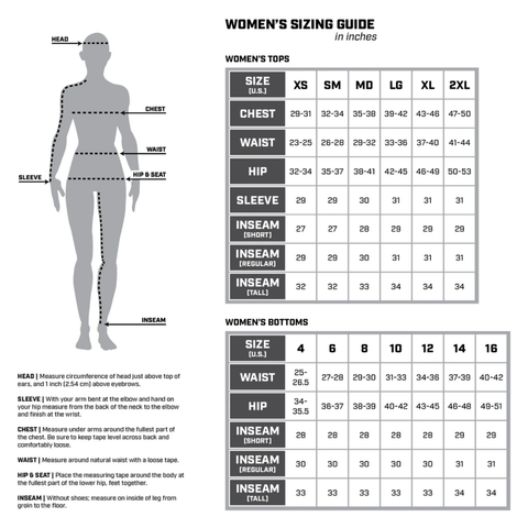 SIZE CHART – Your Custom Lab