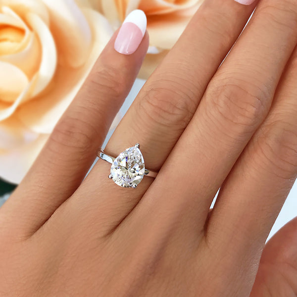 Princess Cut Solitaire Engagement Ring | Boca Raton, FL – Devon's Diamonds  & Decor