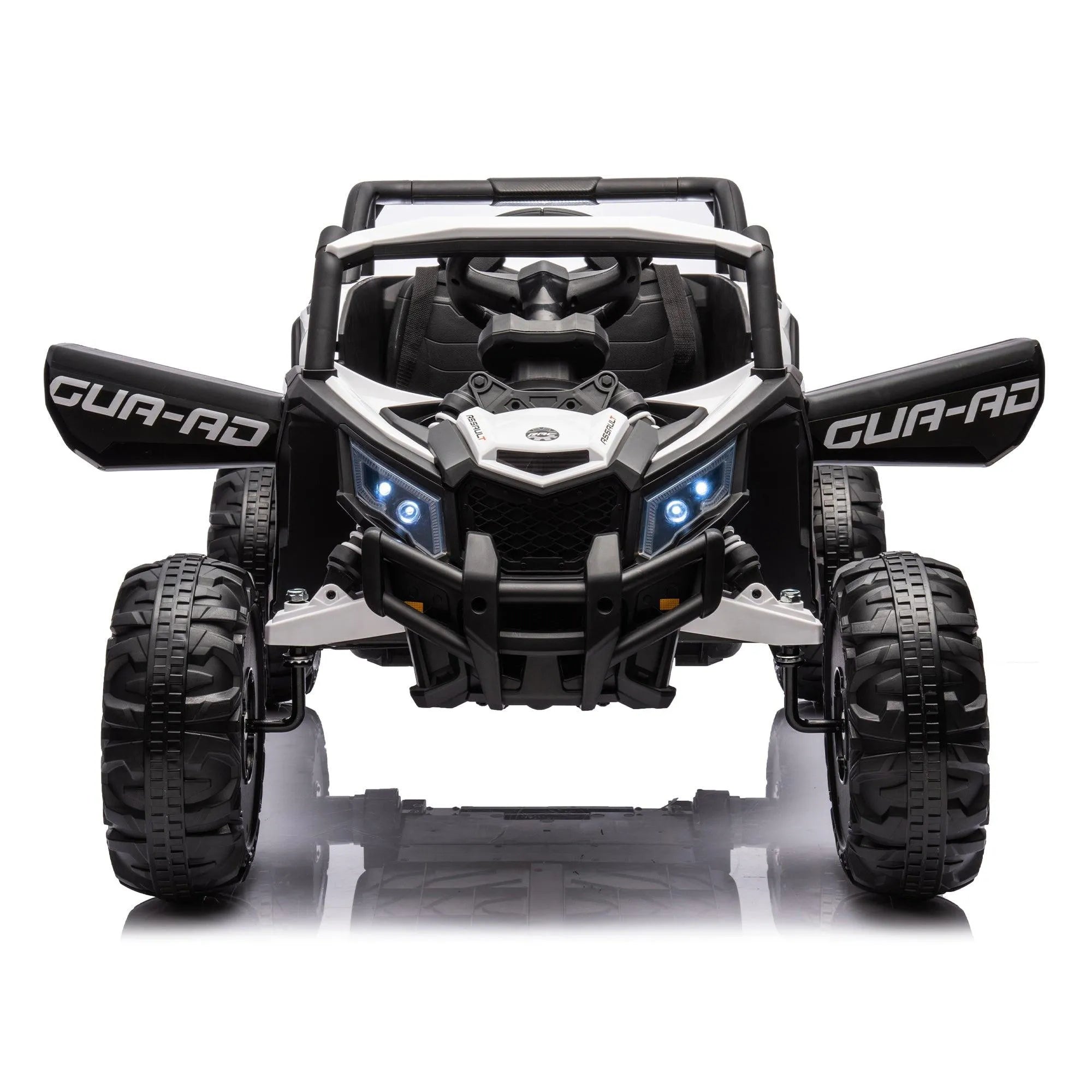 🇫🇷🇪🇪 🇸ðŸ‡ðŸ‡®ðŸ‡µðŸ‡µðŸ‡®ðŸ‡³ðŸ‡¬ 12V Ride On Car With Remote Control, Utv Ride On for Kid, 3-Point Safety Harness, Music Player (Usb Port/Volume Knob/Battery Indicator), Led Lights, High-Low Speed Switch - Off-Road Adventure for Kids