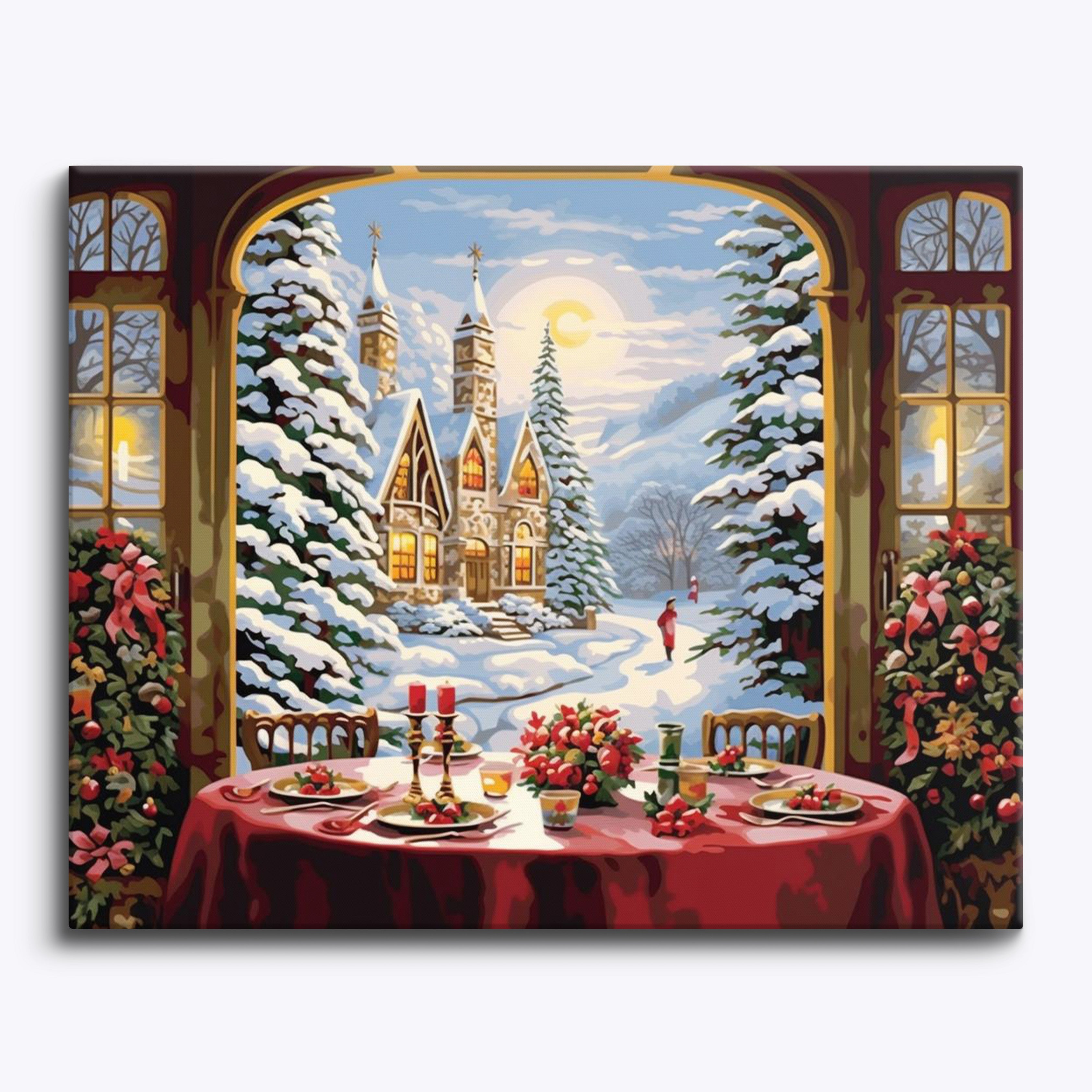 Christmas Window Candle Diamond Painting Kits, Fun DIY Interaction Craft  Digital Painting for Adults and Children, for Room Decor Bedroom Decor Or