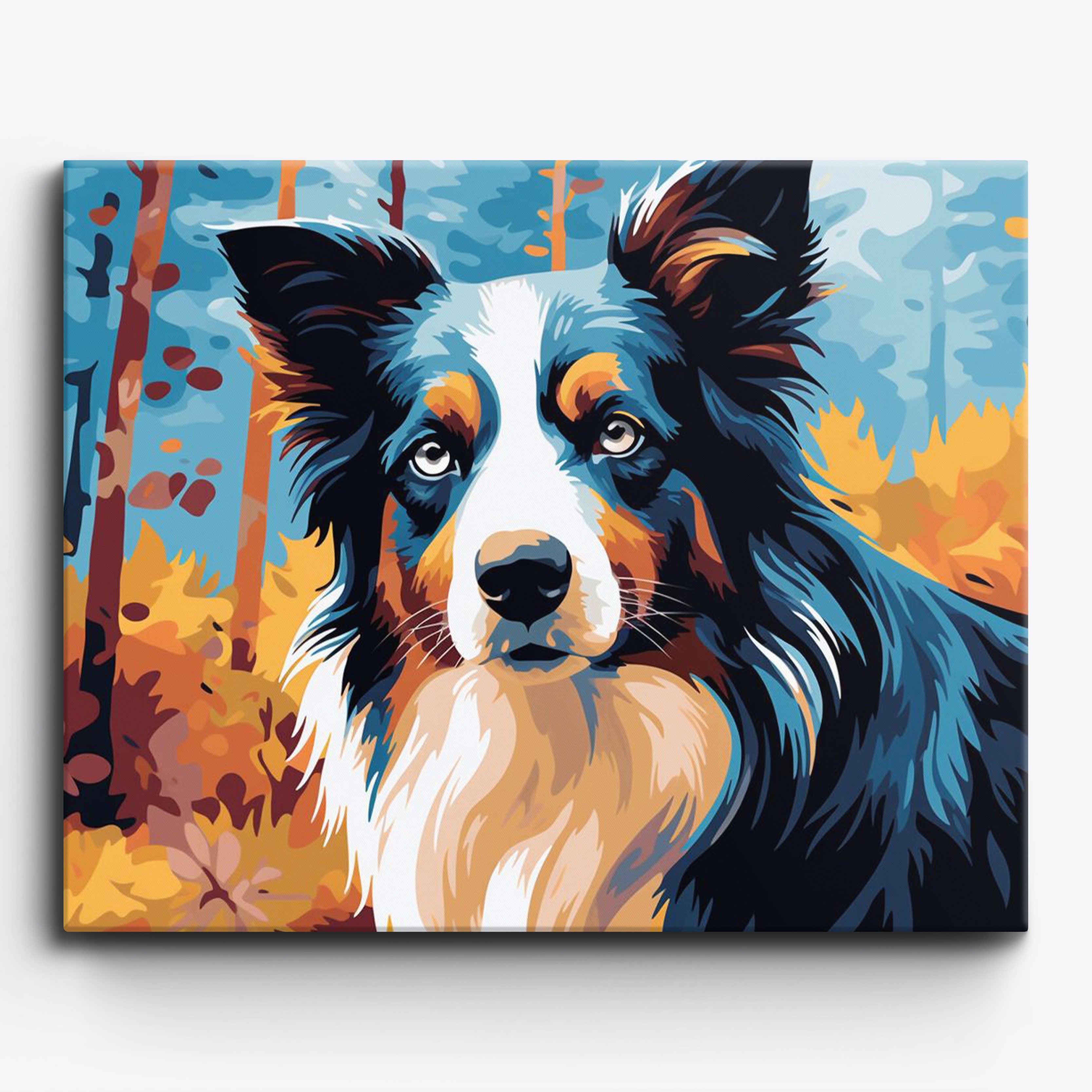 ZMHZMY Paint By Numbers For Kids Ages 8-12 Girls Border  Collie Dog
