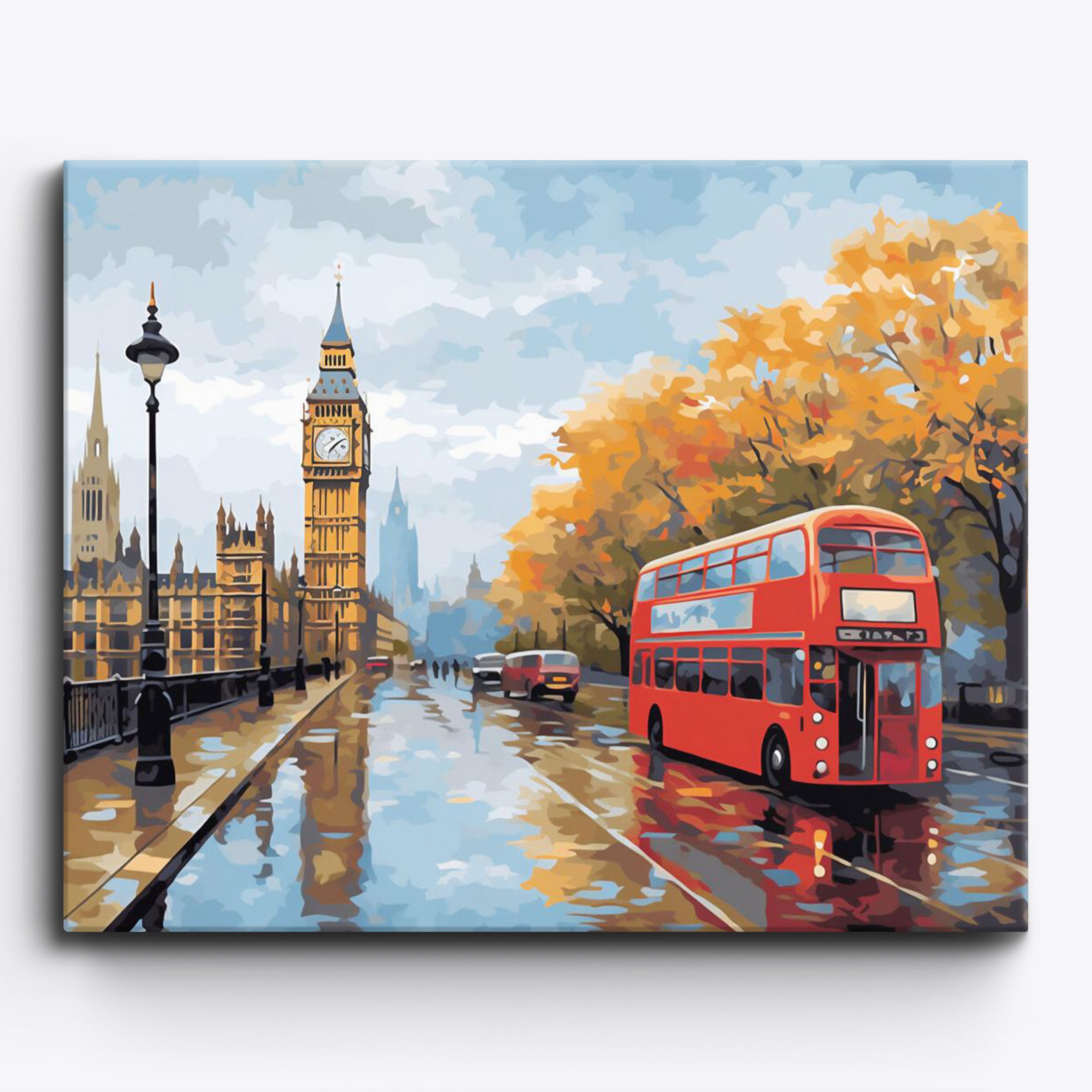 London in Snow Amend - Paint by Numbers