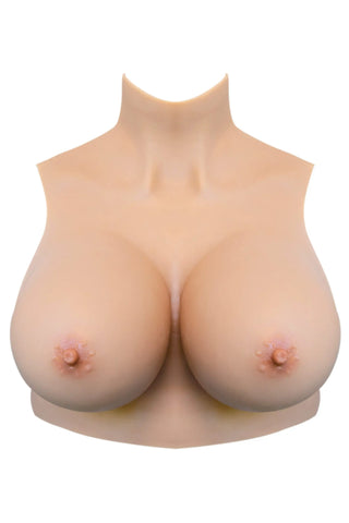 Crop top breast plate crossdresser