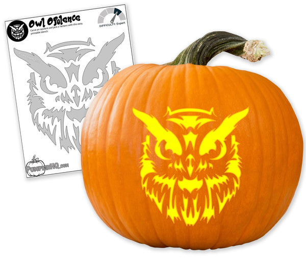 owl pumpkin carving patterns