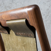 The Sling Chair - Walnut & Leather