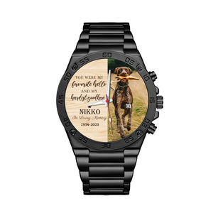 Pet Memorial Gift Loss of Dog Gift In Loving Memory Personalized Watch - marketpresent
