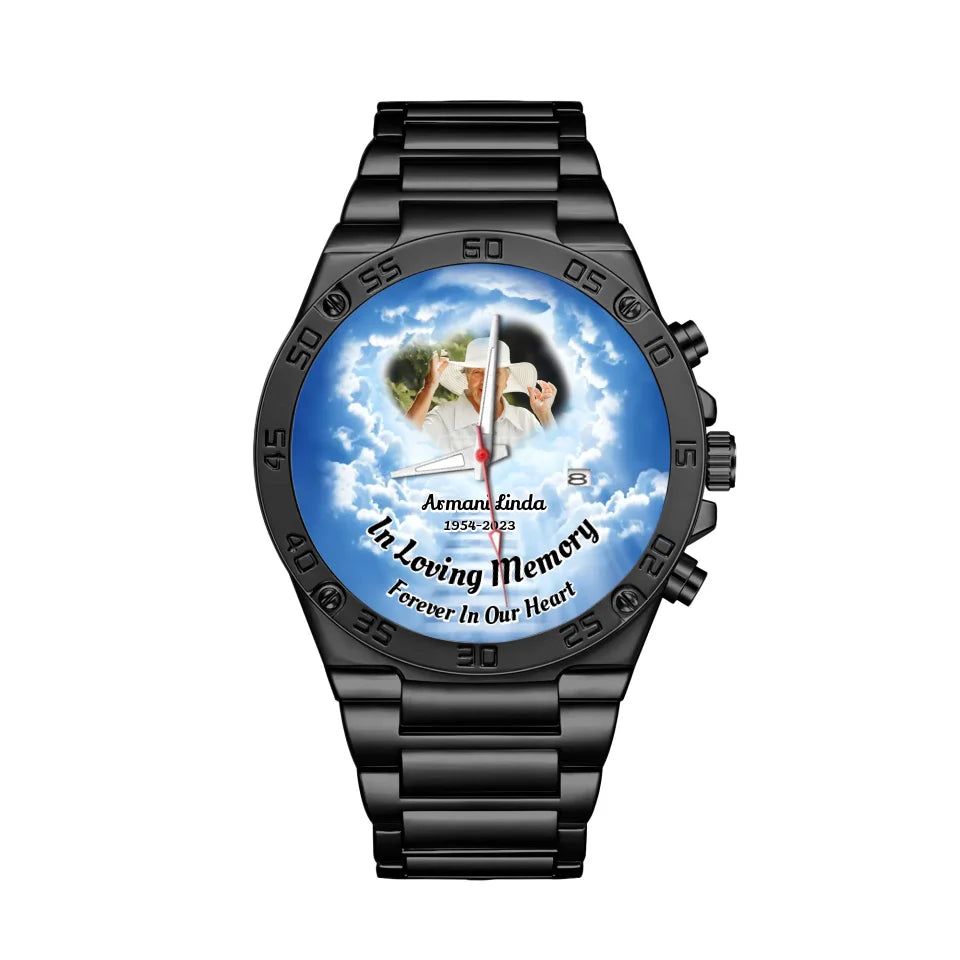 In Loving Memory Remembrance Gift Rest in Peace Personalized Watch