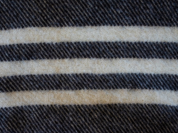 Wool Blanket (Black) by MacAusland's Woolen Mills at Maker House Co ...