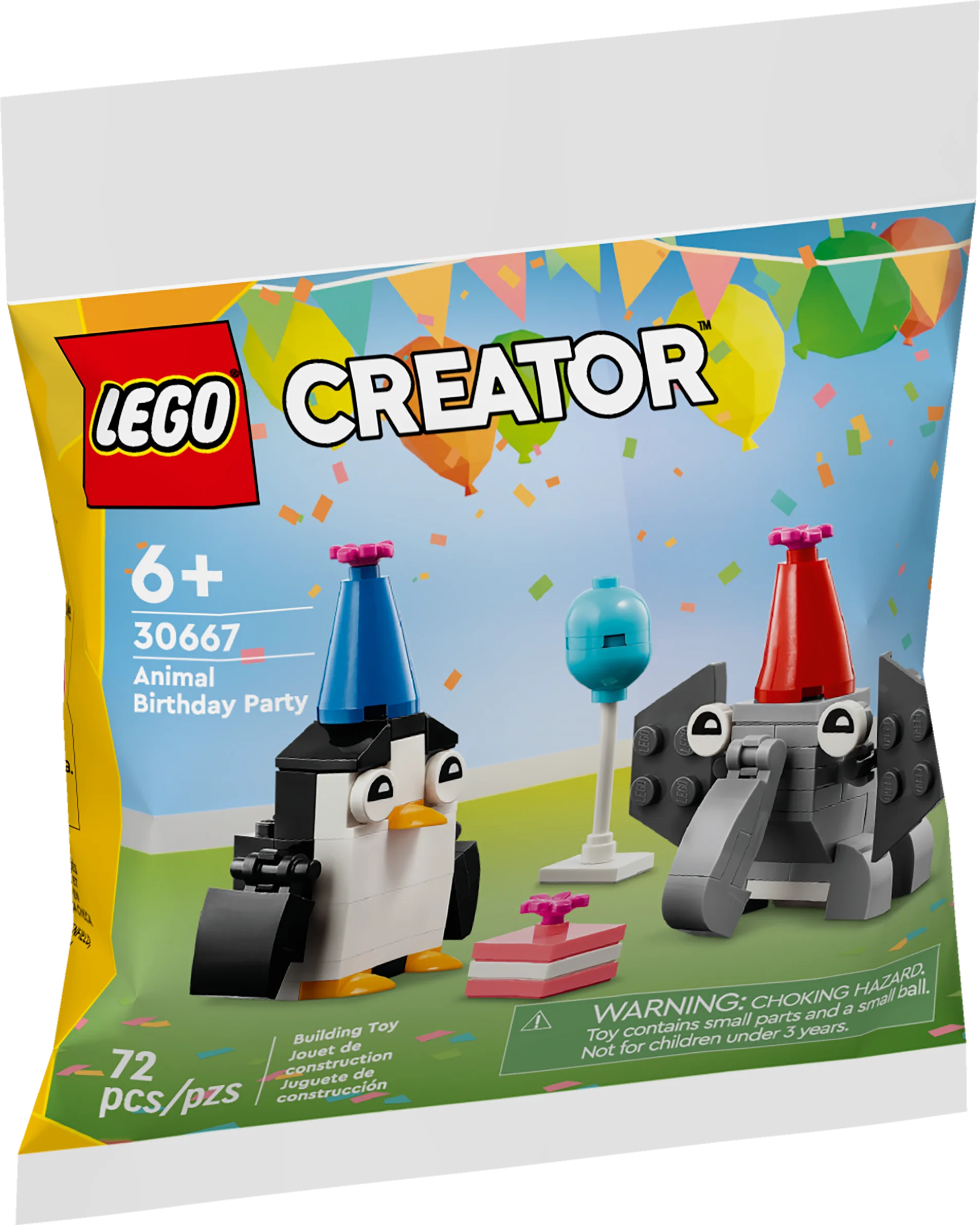 Animal Birthday Party 30667 (72 Pieces)