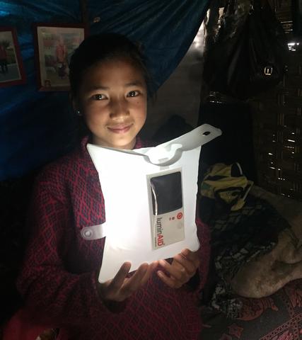 Nepal Girl LuminAID
