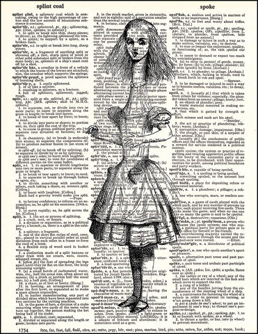 Alice Stretch - Dictionary Art Print – Fresh Prints of CT
