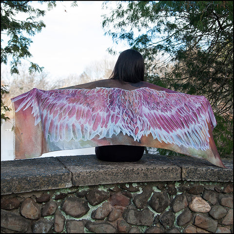 Jewel Tone Wing Span - Phoenix - Scarf – Fresh Prints of CT