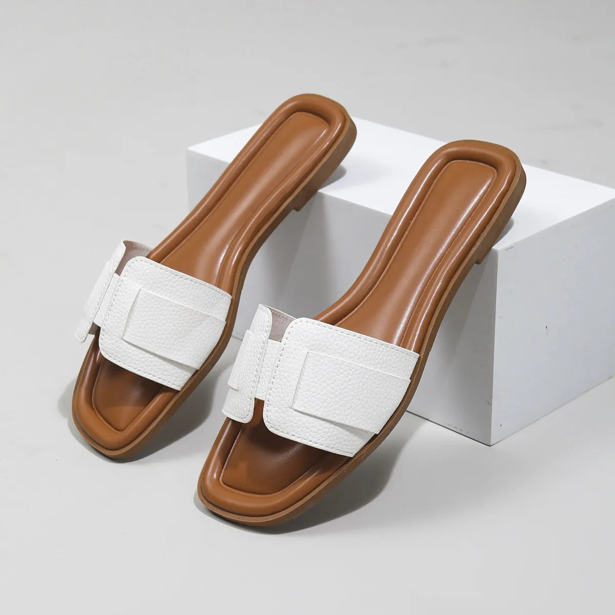Open Toe Flats Sandals