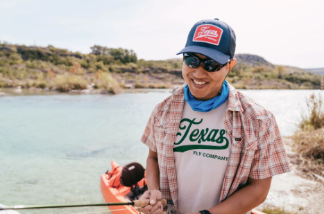 Texas Fly Co Man Fishing