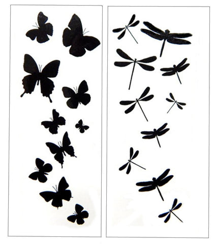 SENECIO Butterflies Mini Design Temporary Body Tattoo  Price in India  Buy SENECIO Butterflies Mini Design Temporary Body Tattoo Online In India  Reviews Ratings  Features  Flipkartcom