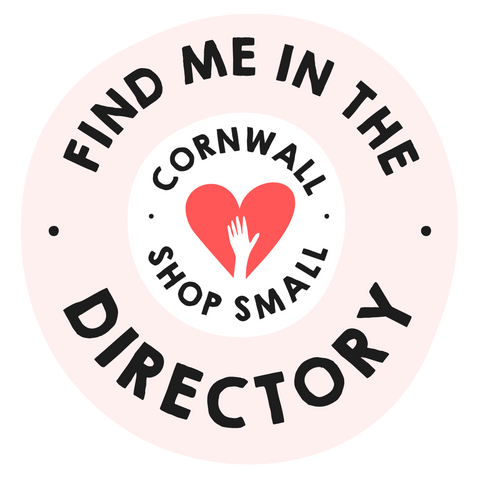 Graphic text says find me in the shop small directory