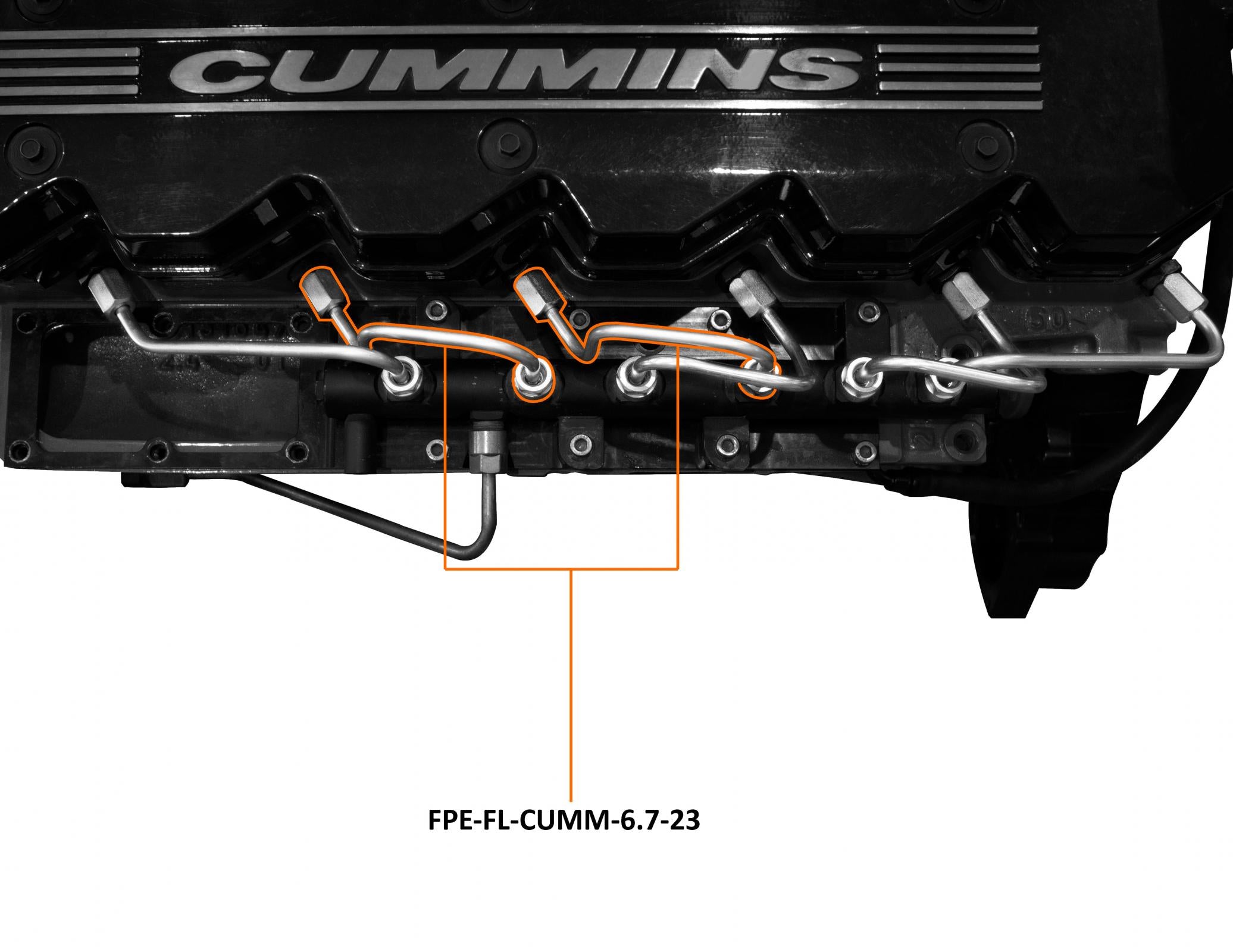 Fleece 07.5-18 6.7L RAM 2500/3500 Cummins Number 2 and Number 3 Injection Line Fleece Performance