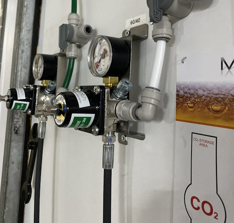 CO2 gas installation for pubs