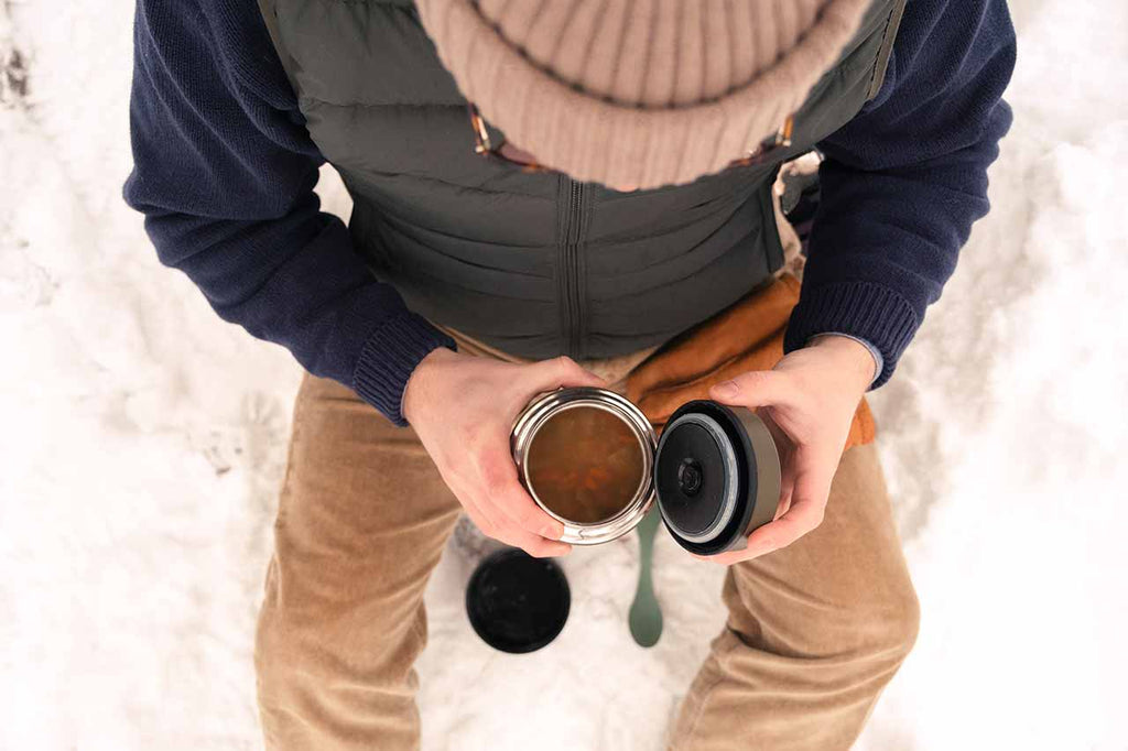 Esbit CLASSIC Thermobehälter in Grün, 500 ml beim Winterpicknick