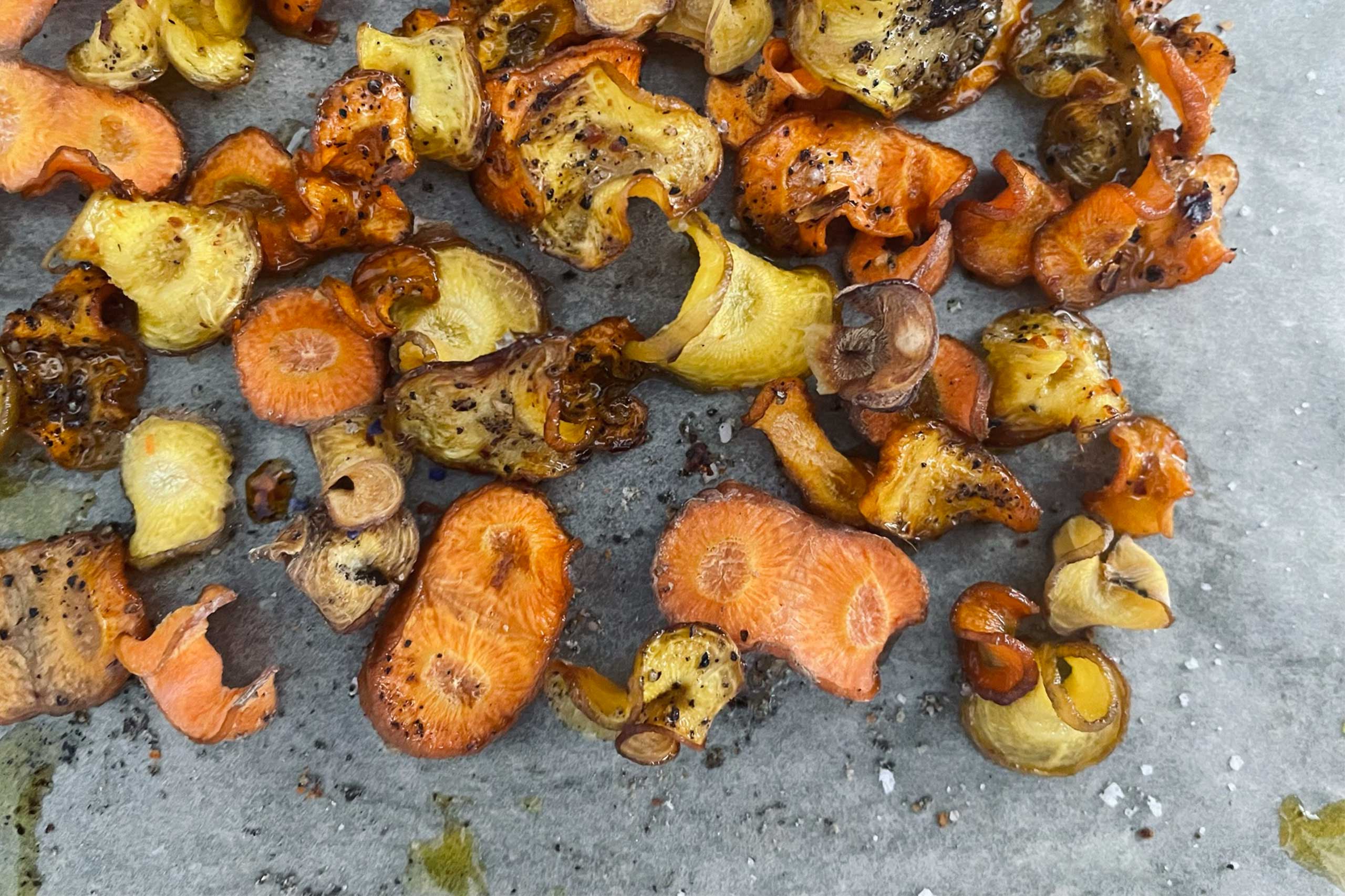 Homemade carrot chips for meal prep, Esbit