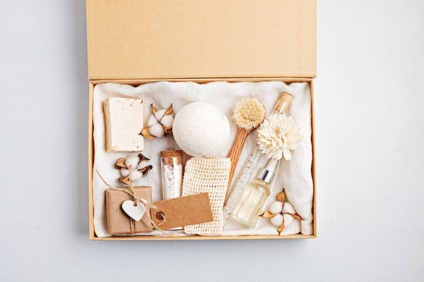 preparing-self-care-package-seasonal-gift-box-wit