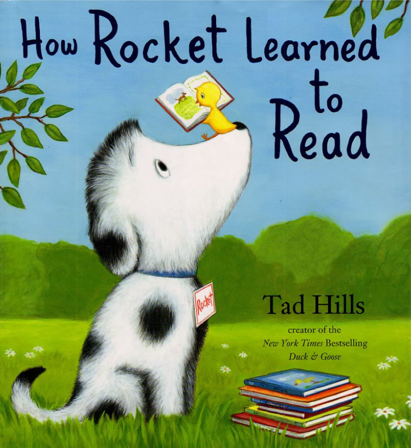 Little Moony Book Review of 'How Rocket Learned to Read'. 