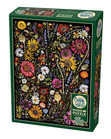 Flower Press Happiness Cobble Hill puzzle