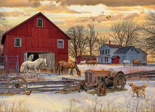 Christmas on the Farm 1000 piece jigsaw| 40215 |Cobble Hill