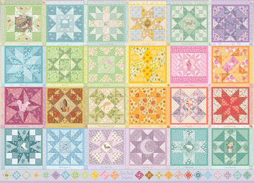 Common Quilt Blocks 1000 piece jigsaw, 40048