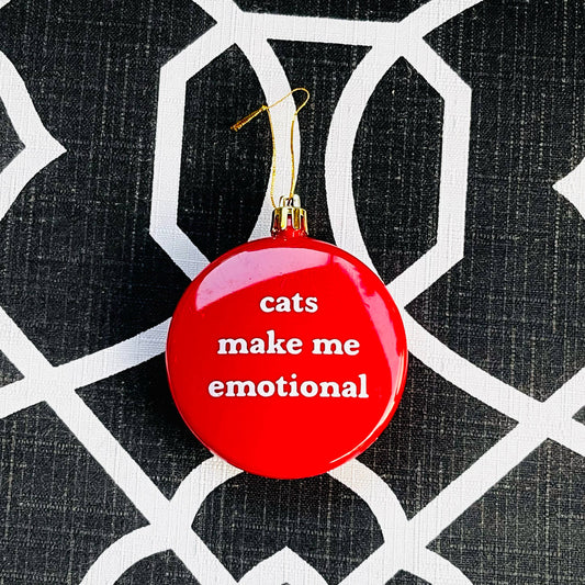 Black Cat Christmas Ornament – Cat on the Corner