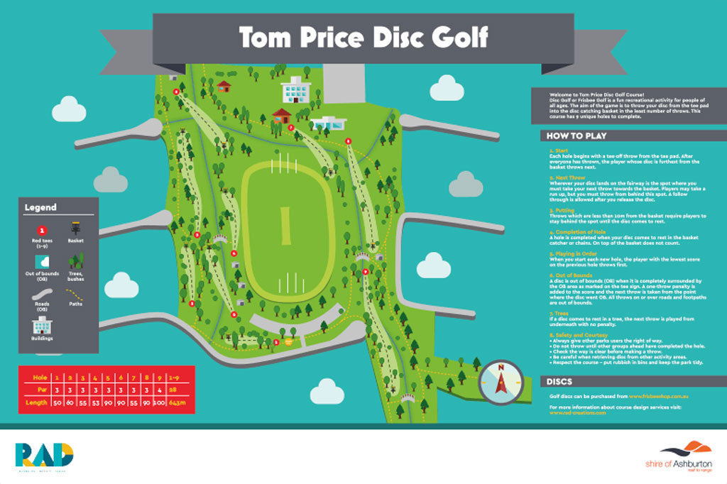 tom price-Disc Golf Green Sport