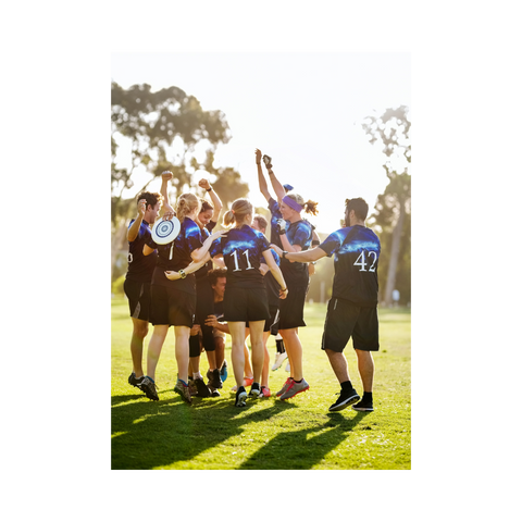 Ultimate Frisbee Celebration