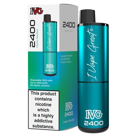 IVG 2400 Disposable Vape Pod Puff Bar Kit - Clouds Vapes