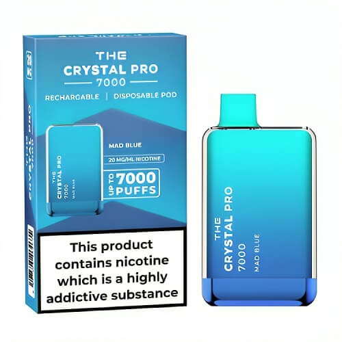 The Crystal Pro Max 7000 Puffs Disposable Vape Puff Pod Kit - Clouds Vapes