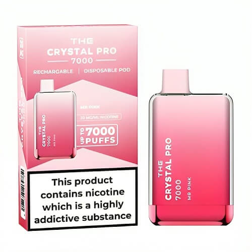 The Crystal Pro Max 7000 Puffs Disposable Vape Puff Pod Kit - Clouds Vapes