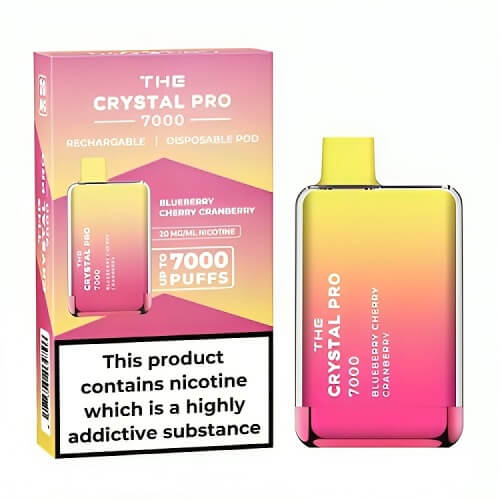 The Crystal Pro Max 7000 Puffs Disposable Vape Puff Pod Kit - Clouds Vapes