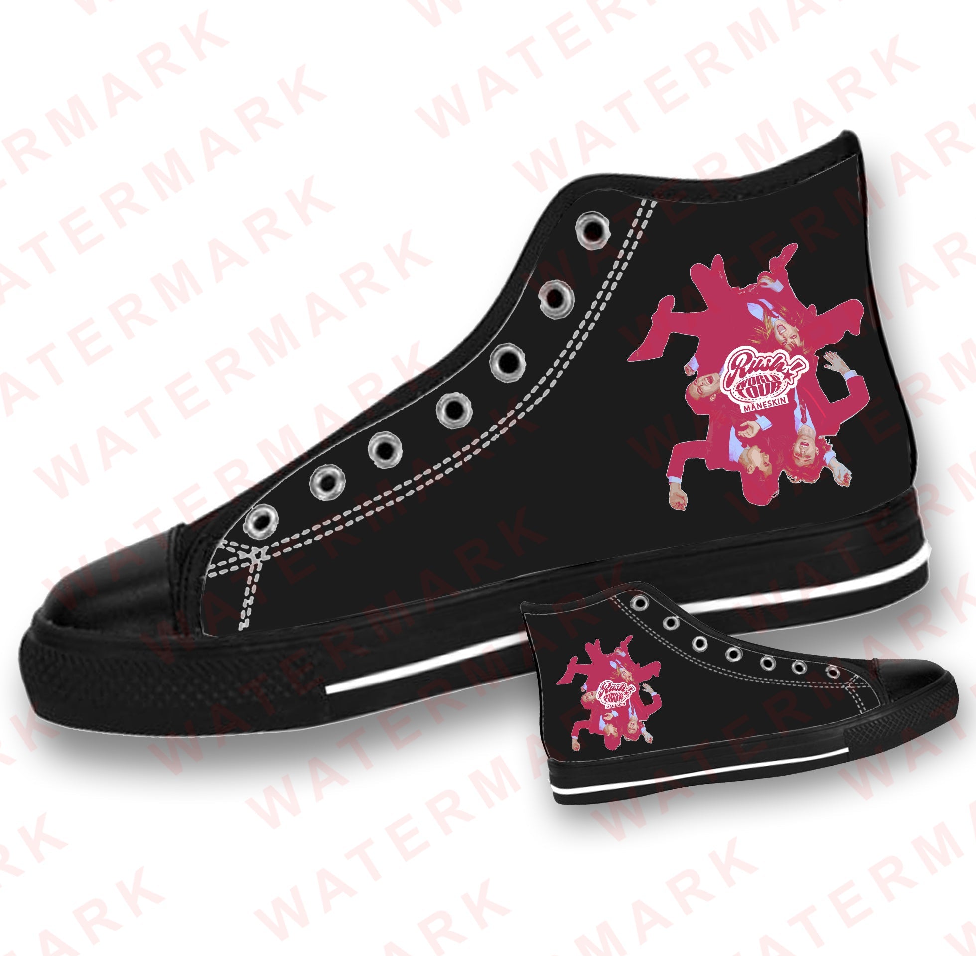 MANESKIN RUSH WORLD TOUR 2023 shoes – Merchandise Custom