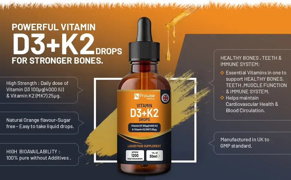 Vitamin D3 4000iu K2 MK7 25µg