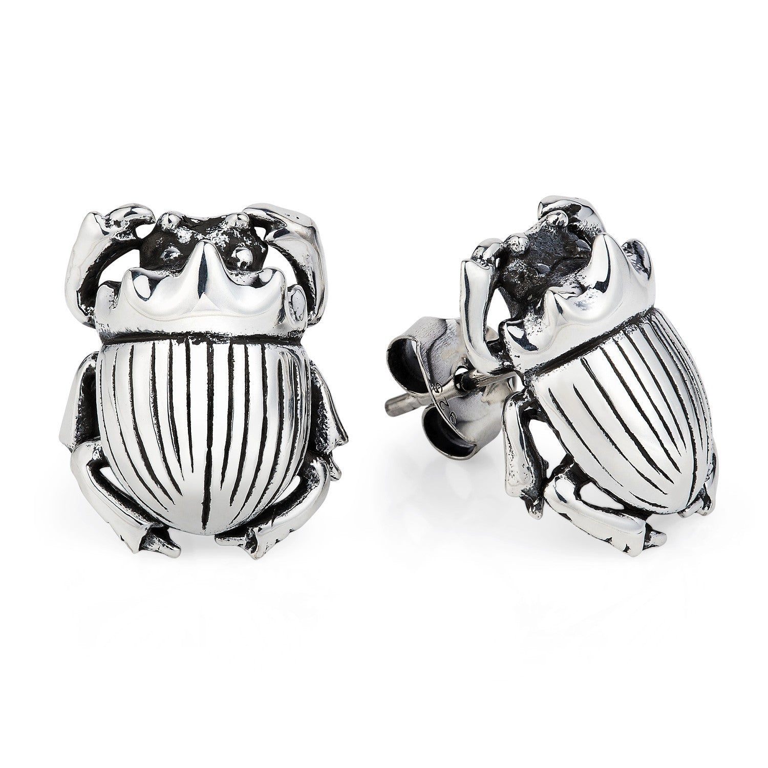 Little Scarab Stud Earrings by Yasmin Everley