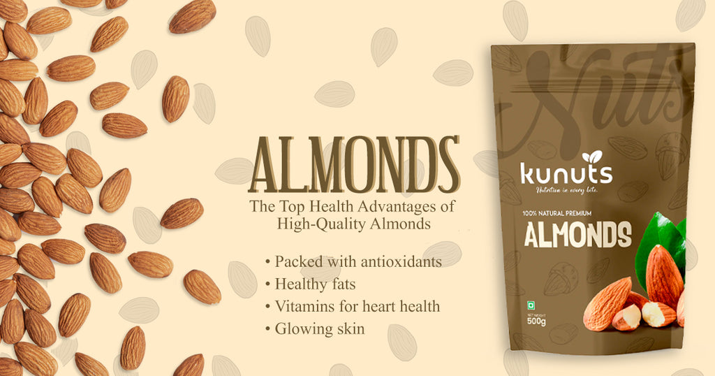 Premium quality almonds